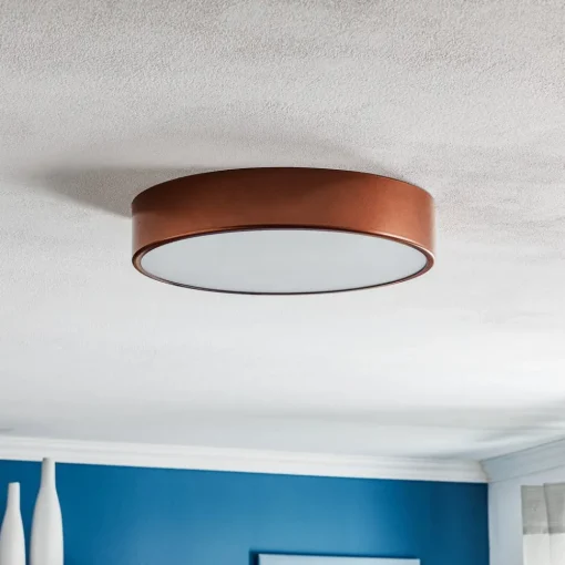 TEMAR LIGHTING Taklampe Cleo 400, Ø 40 cm kobber Clearance