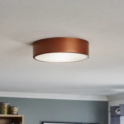 TEMAR LIGHTING Taklampe Cleo 300, Ø 30 cm kobber Best