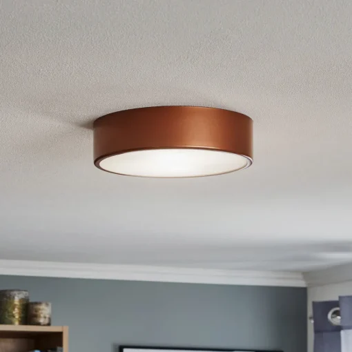 TEMAR LIGHTING Taklampe Cleo 300, Ø 30 cm kobber Best