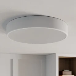 TEMAR LIGHTING Taklampe Cleo, Ø 50 cm, IP20, hvit, metall, E27| Design- Og Hotellbelysning|Taklamper