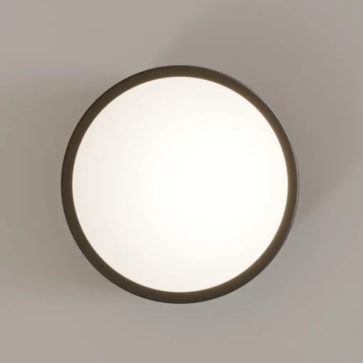 TEMAR LIGHTING Taklampe Cleo, Ø 20 cm, IP20, svart, metall, E27 Discount