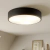 TEMAR LIGHTING Taklampe Cleo, Ø 40 cm, IP20, svart, metall, E27| Design- Og Hotellbelysning|Taklamper