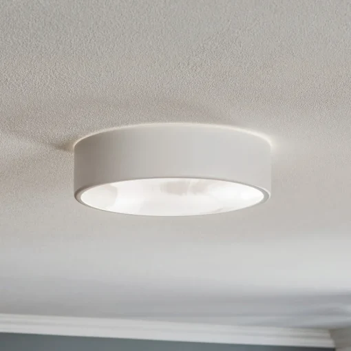 TEMAR LIGHTING Taklampe Cleo 300, IP54, Ø 30 cm hvit Sale