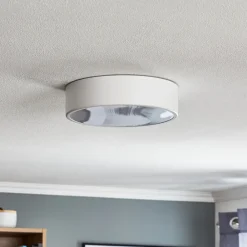 TEMAR LIGHTING Taklampe Cleo 300, IP54, Ø 30 cm hvit Sale