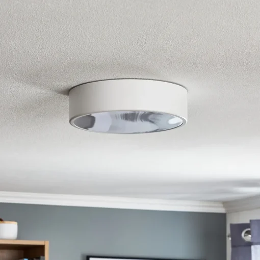 TEMAR LIGHTING Taklampe Cleo 300, IP54, Ø 30 cm hvit Sale