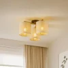 TK Lighting Taklampe Deva, tekstil, 3 lyskilder Best