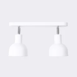 SOLLUX LIGHTING Taklampe Elba, 34 cm, 2 lyskilder, hvit, metall, E27 New