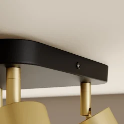 Nowodvorski Lighting Taklampe Eye Spot med 4 lyskilder, svart/messing Sale