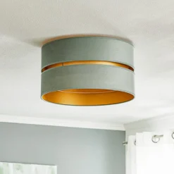 Duolla Taklampe Golden Duo Ø 40 cm mintgrønn/gull| Taklamper
