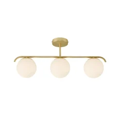 Nordlux Taklampe Grant 3 lyskilder, messing| Design- Og Hotellbelysning
