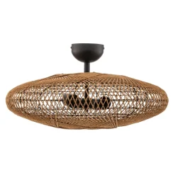 Trio Lighting Taklampe Hedda av sisal og metall| Design- Og Hotellbelysning|Taklamper