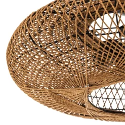 Trio Lighting Taklampe Hedda av sisal og metall| Design- Og Hotellbelysning|Taklamper