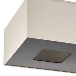 SOLLUX LIGHTING Taklampe Kasi i stål i hvit, 2 lyskilder Clearance