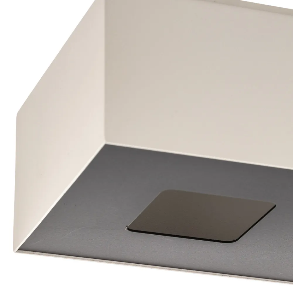 SOLLUX LIGHTING Taklampe Kasi i stål i hvit, 2 lyskilder Clearance