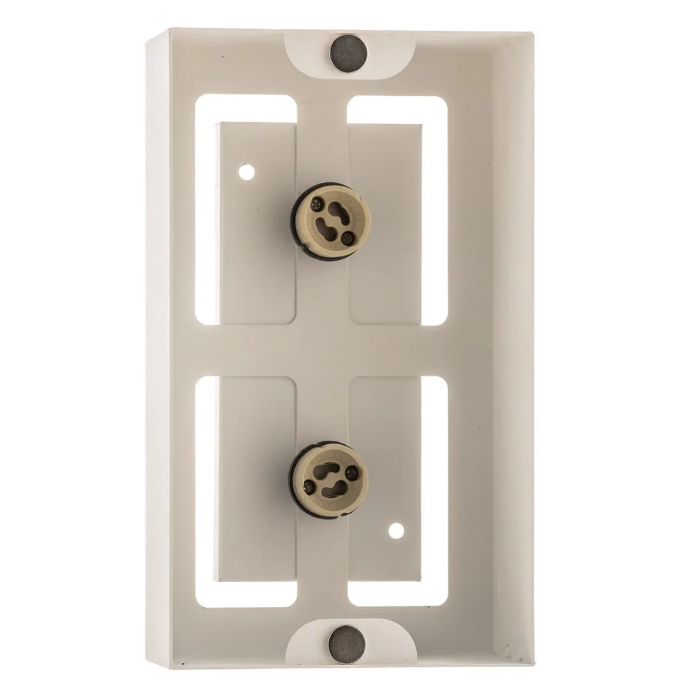 SOLLUX LIGHTING Taklampe Kasi i stål i hvit, 2 lyskilder Clearance