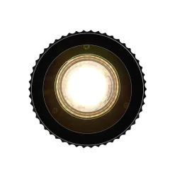 Nordlux Taklampe Kyklop Ripple, svart, aluminium, GU10| Taklamper Utendørs