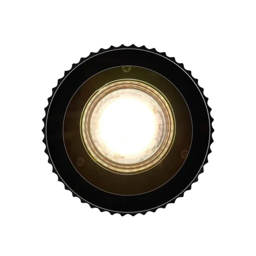 Nordlux Taklampe Kyklop Ripple, svart, aluminium, GU10| Taklamper Utendørs