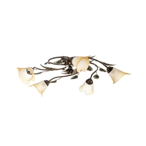 ONLI Taklampe Miranda med 5 lyskilder, bronse Best