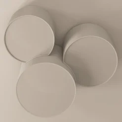 TK Lighting Taklampe Mona med 3 lyskilder, hvit| Taklamper