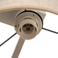 TK Lighting Taklampe Mona Nature, 4 lyskilder, naturfarget lin| Design- Og Hotellbelysning|Taklamper