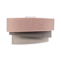 Duolla Taklampe Pastell Trio Ø 45 cm rosa/grå/lys grå| Design- Og Hotellbelysning|Taklamper