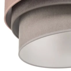 Duolla Taklampe Pastell Trio Ø 45 cm rosa/grå/lys grå| Design- Og Hotellbelysning|Taklamper