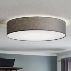 TK Lighting Taklampe Rondo, grå Ø 60 cm Sale