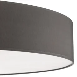 TK Lighting Taklampe Rondo, grå Ø 80 cm| Taklamper