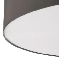 TK Lighting Taklampe Rondo, grå Ø 80 cm| Taklamper