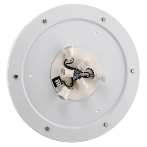TK Lighting Taklampe Rondo, hvit Ø 80 cm Best
