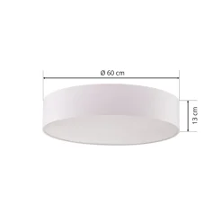 TK Lighting Taklampe Rondo, hvit Ø 60 cm| Taklamper