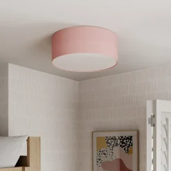 TK Lighting Taklampe Rondo Kids, Ø 38 cm, rosa| Taklamper