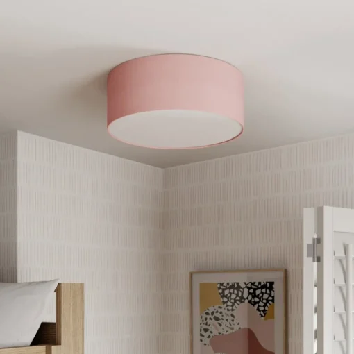 TK Lighting Taklampe Rondo Kids, Ø 38 cm, rosa| Taklamper