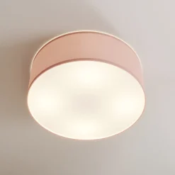 TK Lighting Taklampe Rondo Kids, Ø 38 cm, rosa| Taklamper