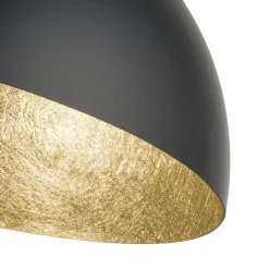 SIGMA Taklampe Sfera, Ø 50 cm, svart/gull Hot