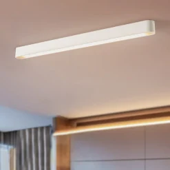 Nowodvorski Lighting Taklampe Soft, 95 x 6 cm, hvit, aluminium, G13| Led-Innendørs|Taklamper