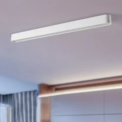 Nowodvorski Lighting Taklampe Soft, 95 x 6 cm, hvit, aluminium, G13| Led-Innendørs|Taklamper