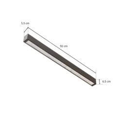 Nowodvorski Lighting Taklampe Straight svart 92 cm Best