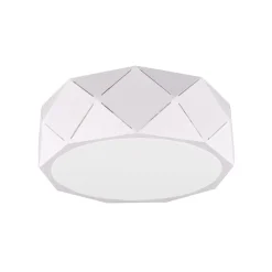 Trio Lighting Taklampe Zandor med hvit skjerm Clearance