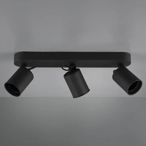 Trio Lighting Takspot Pago, 3 lyskilder, svart| Design- Og Hotellbelysning|Spotter I Tak