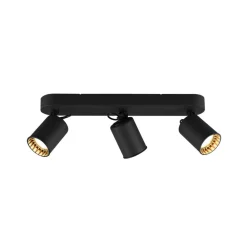 Trio Lighting Takspot Pago, 3 lyskilder, svart| Design- Og Hotellbelysning|Spotter I Tak