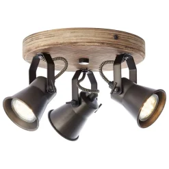 Brilliant Takspot Seed, tre lyskilder, svart| Design- Og Hotellbelysning|Taklamper