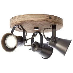 Brilliant Takspot Seed, tre lyskilder, svart| Design- Og Hotellbelysning|Taklamper