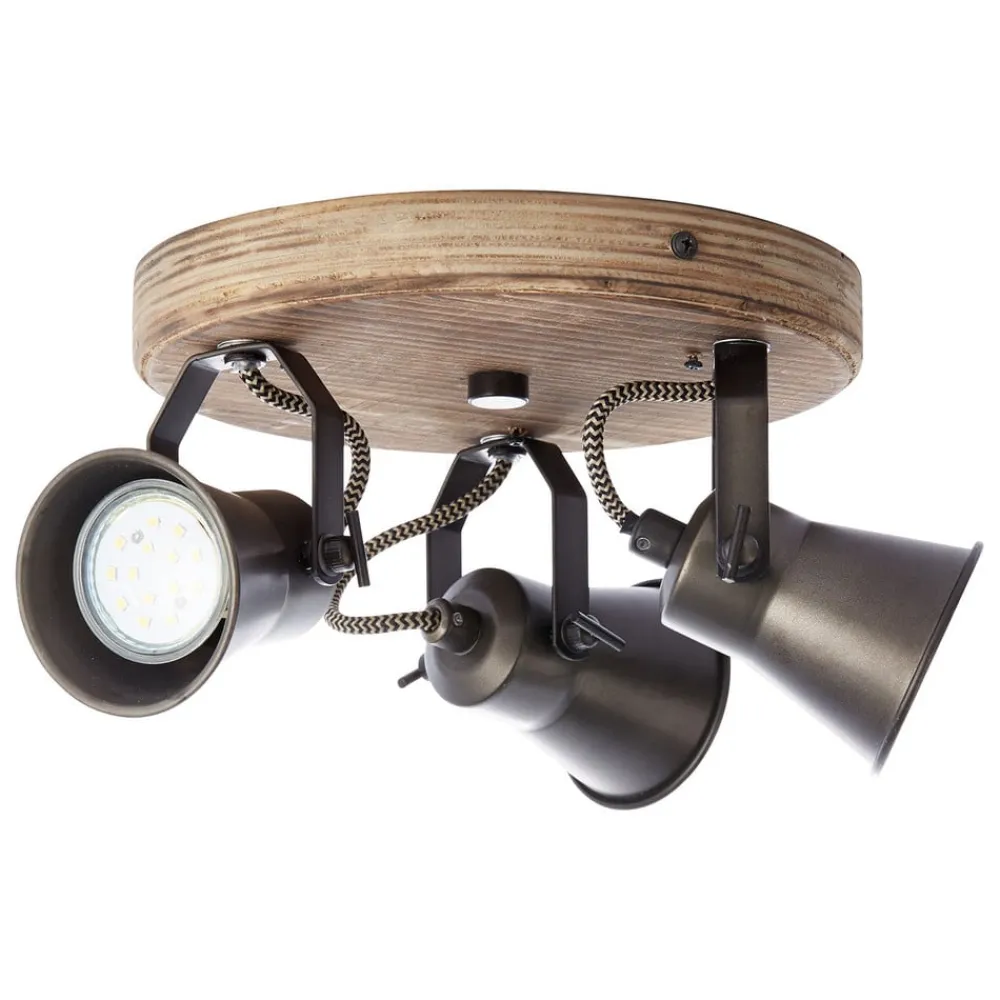 Brilliant Takspot Seed, tre lyskilder, svart| Design- Og Hotellbelysning|Taklamper