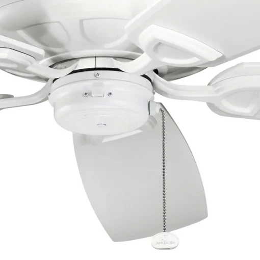 KICHLER Takventilator Kevlar 60 IP44, hvit, Ø 152 cm Hot