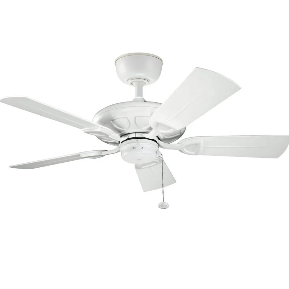 KICHLER Takvifte Kevlar 42 IP44, hvit, Ø 107 cm| Takvifter|Takvifter Uten Lys