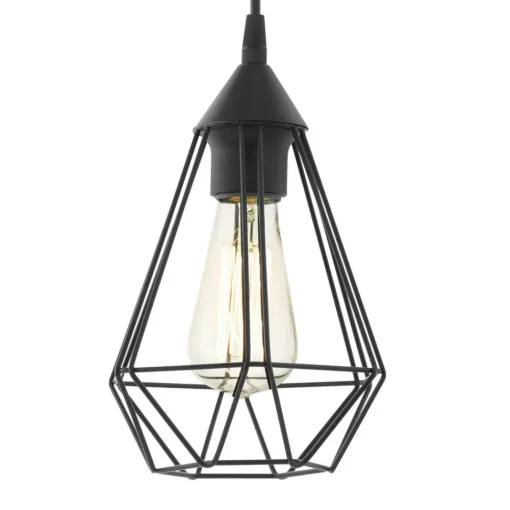 EGLO Tarbes - pendellampe i vintagedesign, 3 lyskilder Clearance