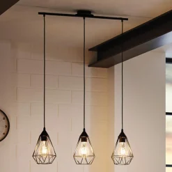 EGLO Tarbes - pendellampe i vintagedesign, 3 lyskilder Clearance