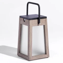 Les Jardins Tecka LED-solcellelykt, bærbar, Duratek 25 cm Discount