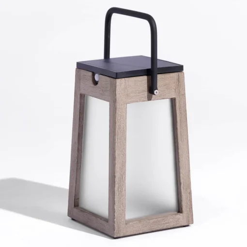 Les Jardins Tecka LED-solcellelykt, bærbar, Duratek 25 cm Discount